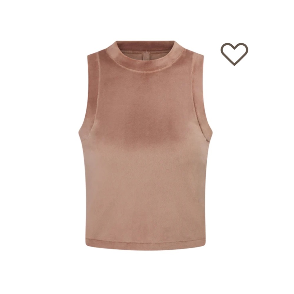 NWOT Skims | VELOUR CREW NECK TANK 4XL
